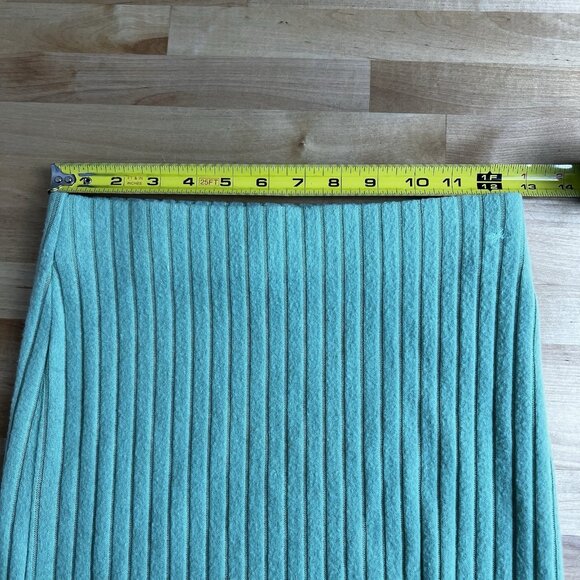 Urban Outfitters‎ Out From Under Suki Ribbed Cardigan Maxi Skirt Set Green Sz XS - Picture 11 of 12